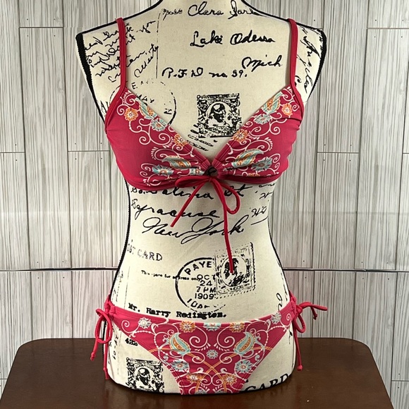 Athleta Other - Athleta Tie Front Top and Side Bottoms